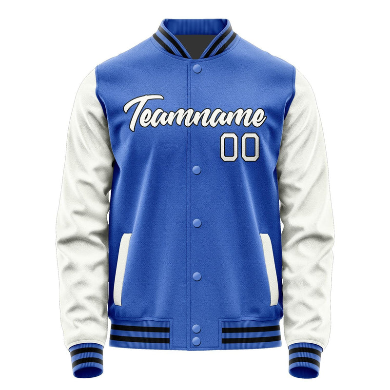 Custom Sky Blue Black Jacket JA0909170920B21717