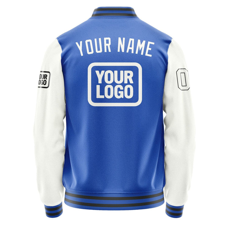 Custom Sky Blue White Jacket JA090918092017181817