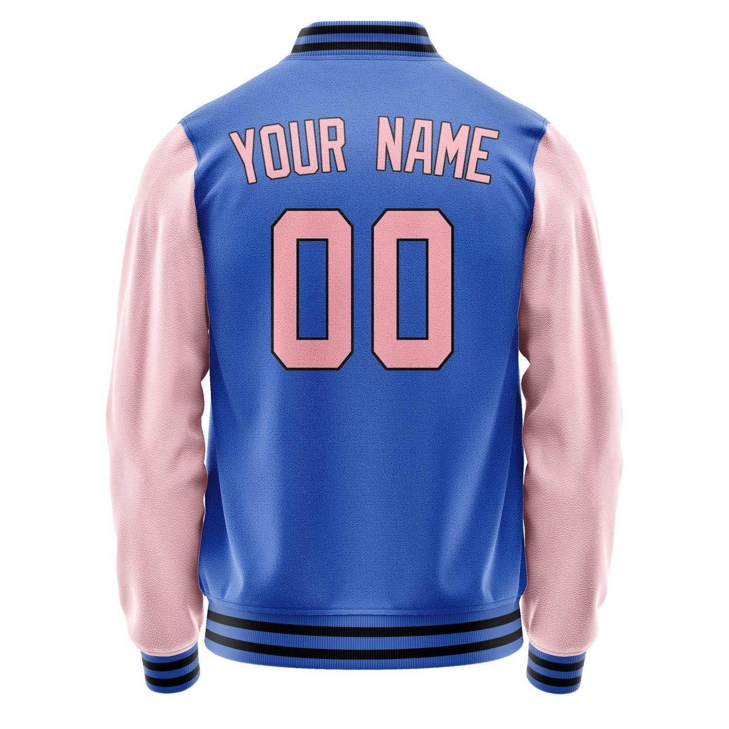 Custom Sky Blue Light Pink Jacket JA0909210917B31721