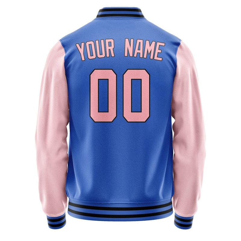 Custom Sky Blue Light Pink Jacket JA0909210917B31721