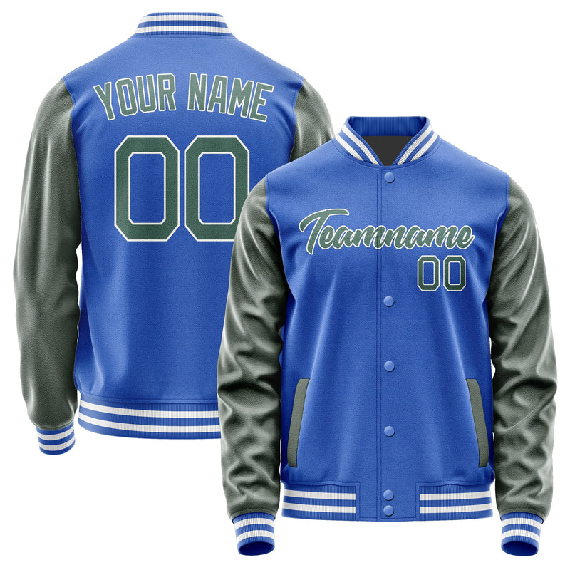 Custom Sky Blue Blue Green Jacket JA0909270918B21827