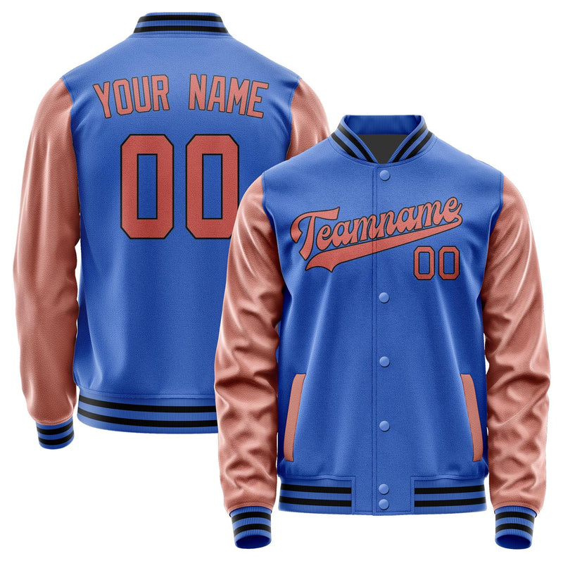 Custom Sky Blue Copper Rose Jacket JA0909290917B31729