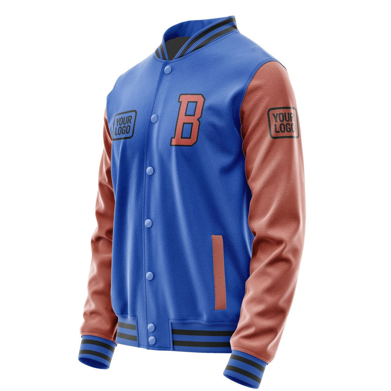 Custom Sky Blue Copper Rose Jacket JA090929092017292917