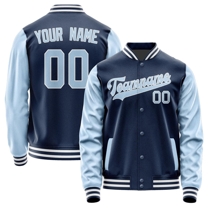 Custom Blue Light Blue Jacket JA1010081018B31808