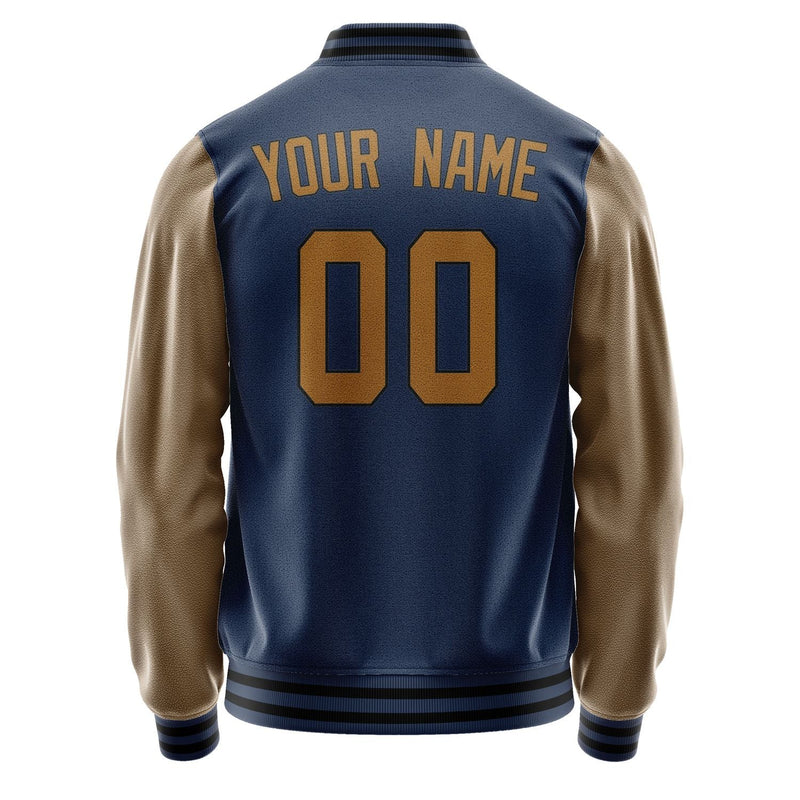 Custom Blue Khaki Jacket JA1010221017B31722