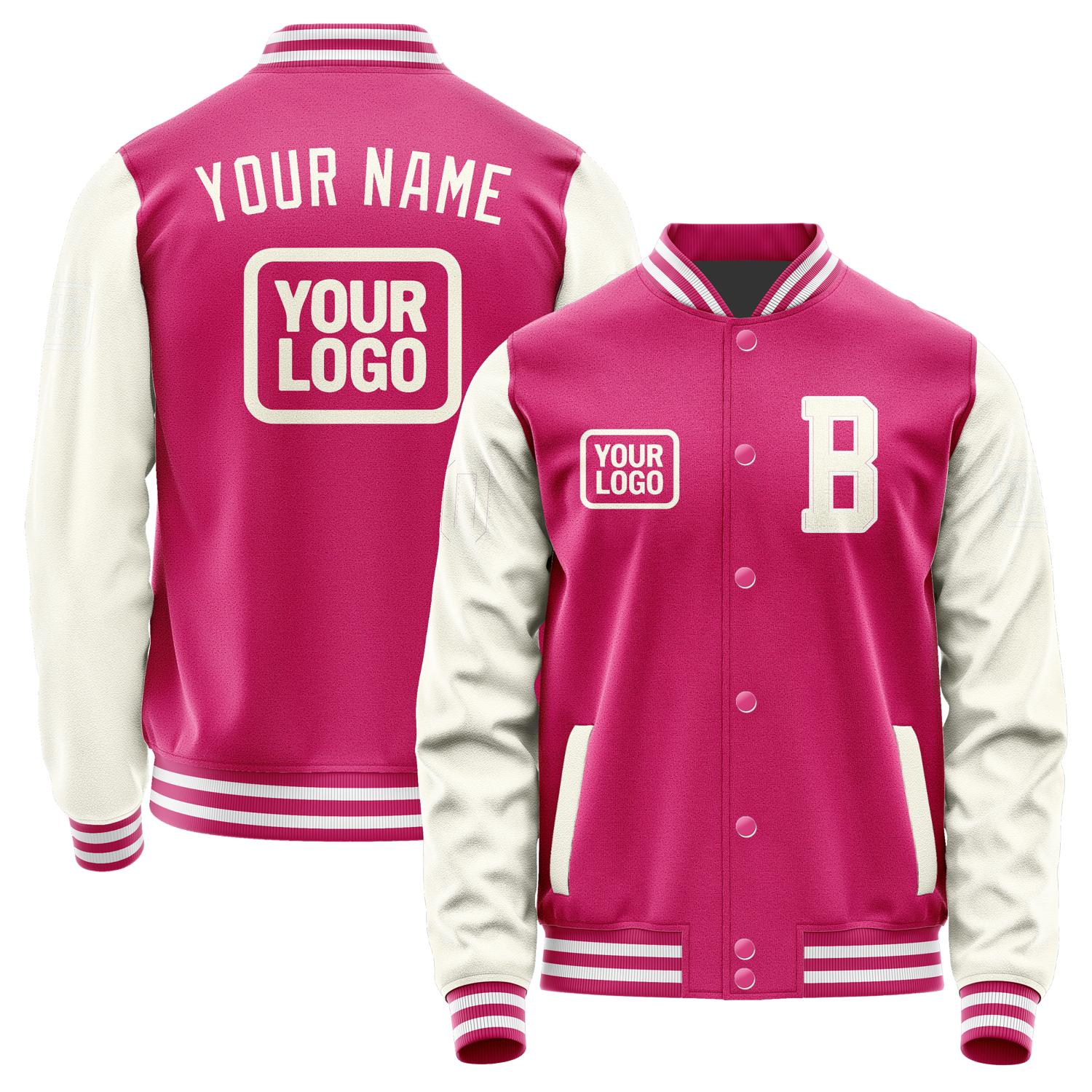 Custom Pink Cream Jacket JA131303131818030318