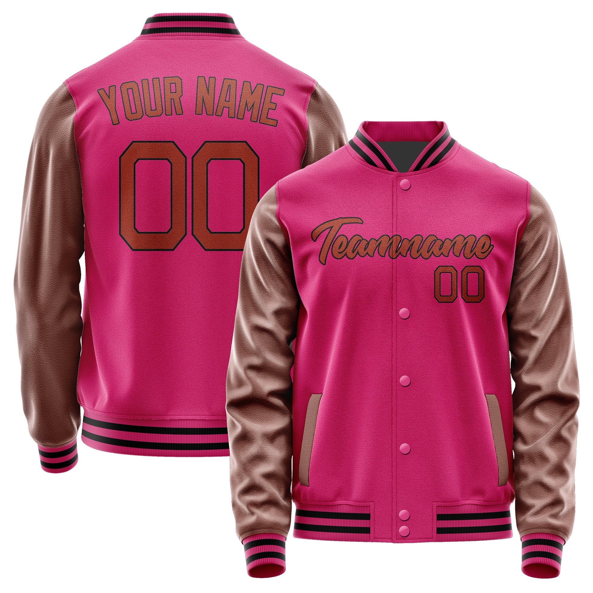 Custom Pink Coral Red Jacket JA1313161317B21716