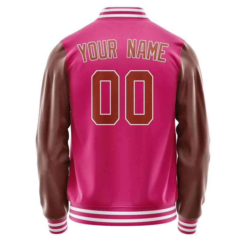 Custom Pink Coral Red Jacket JA1313161318B31816