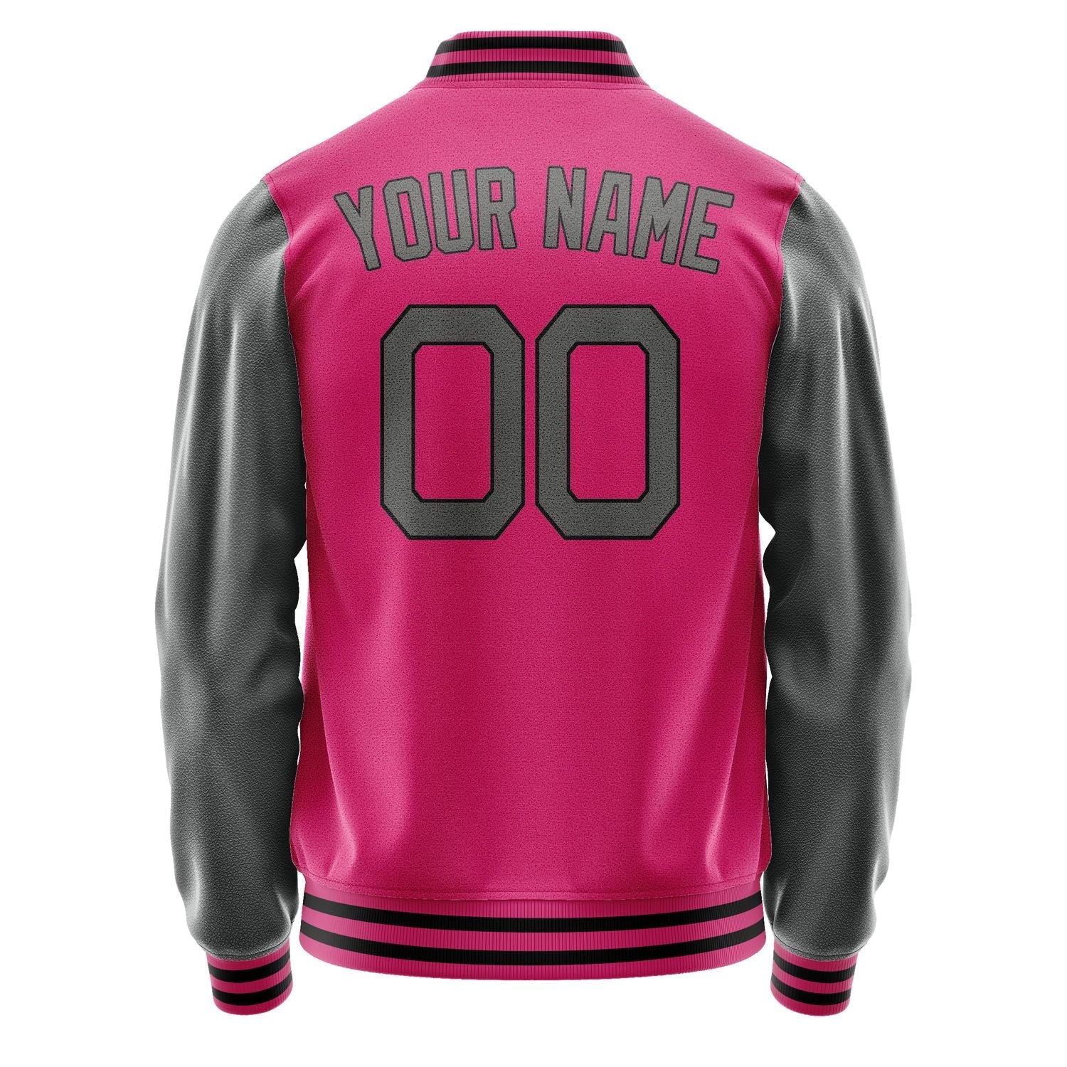 Custom Pink Dark Grey Jacket JA1313201317B21720