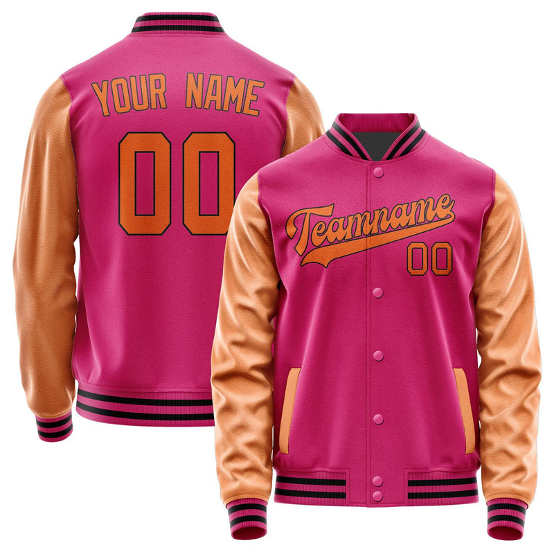 Custom Pink Orange Jacket JA1313281317B31728