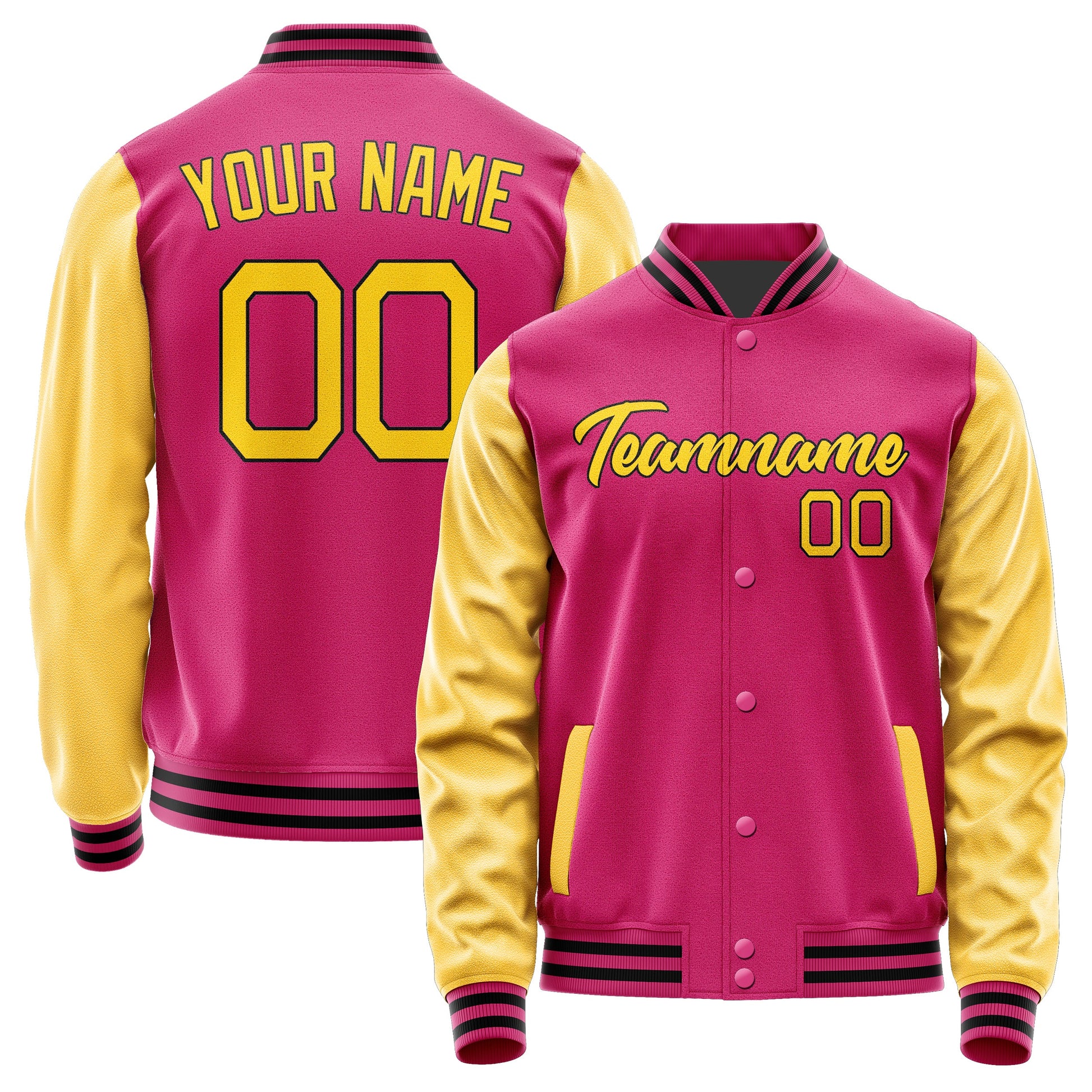 Custom Pink Gold Jacket JA1313301317B21730