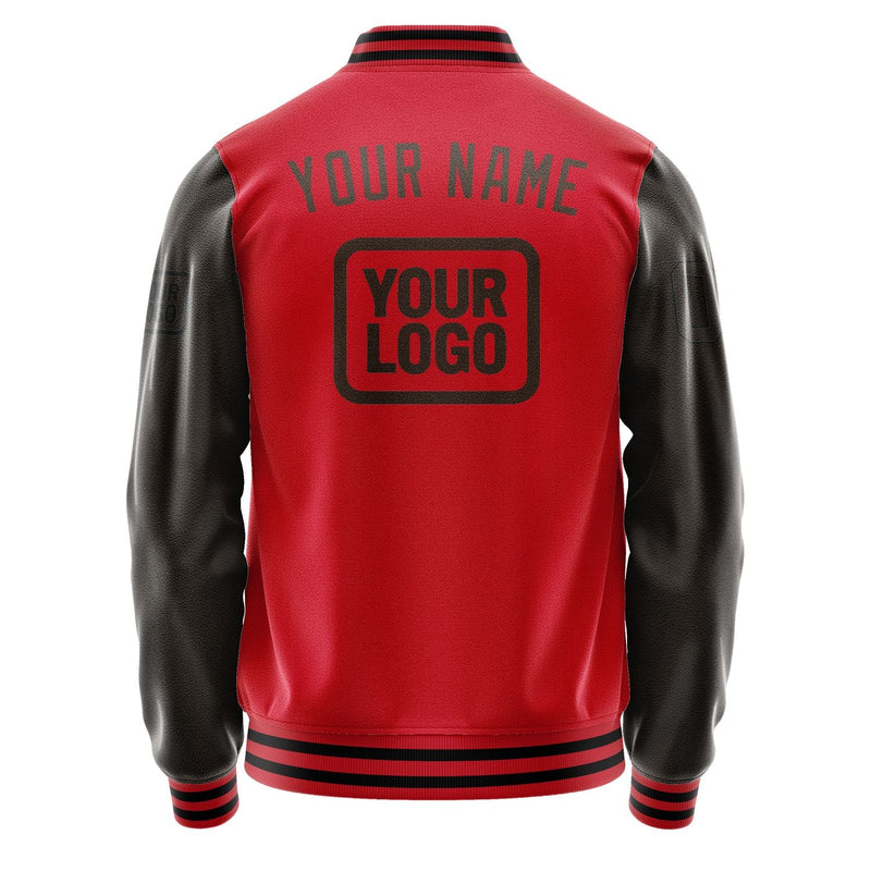 Custom Red Brown Jacket JA141401141717010117