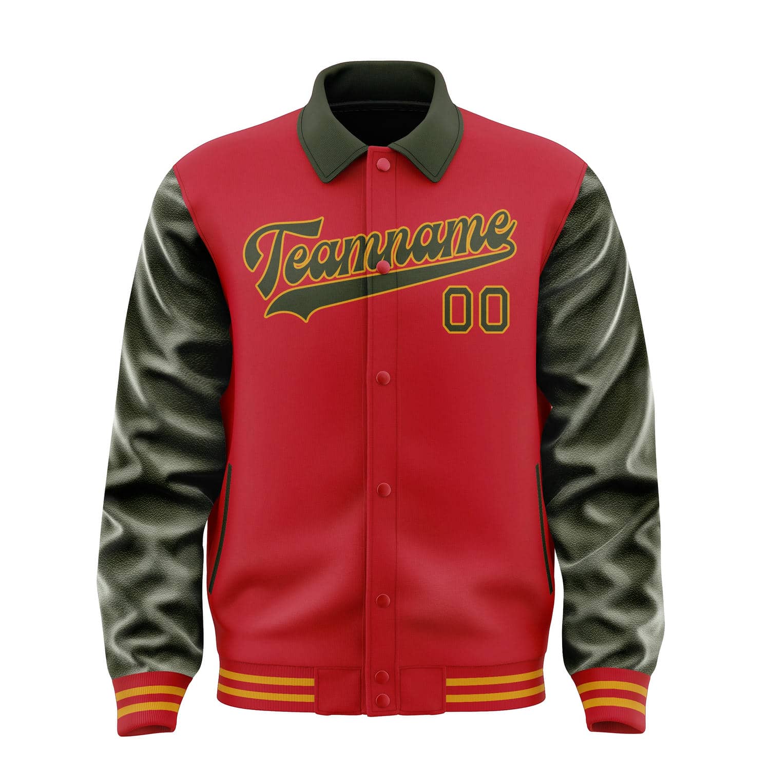 カスタムレッドオリーブジャケット