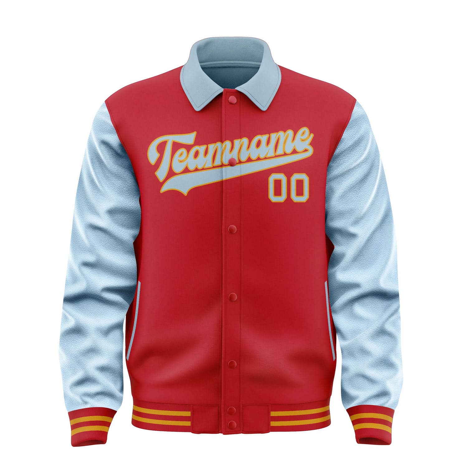 カスタムレッドライトブルージャケット