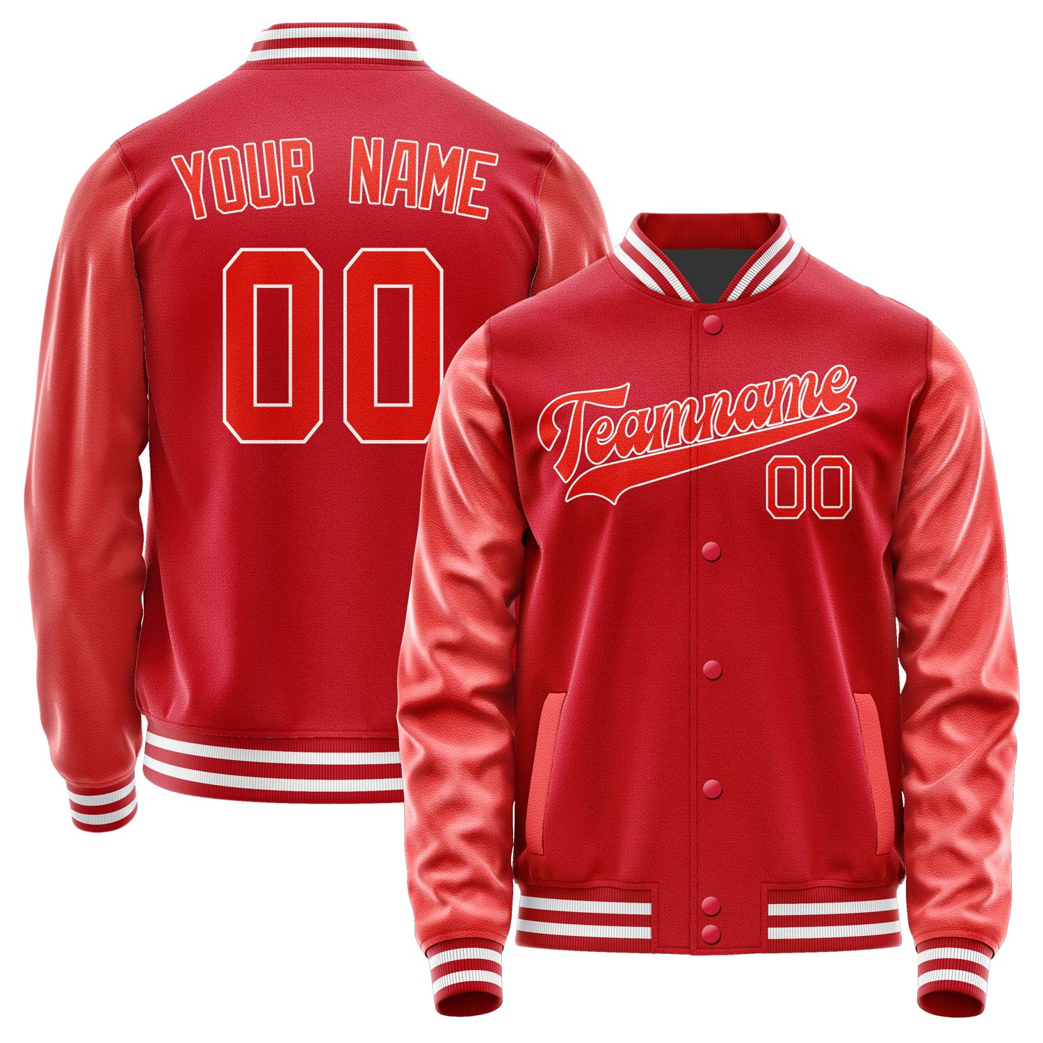 Custom Red Orange Red Jacket JA1414121418B31812