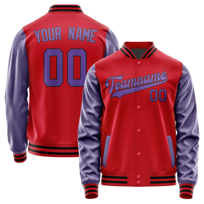 Custom Red Light Purple Jacket JA1414231417B31723
