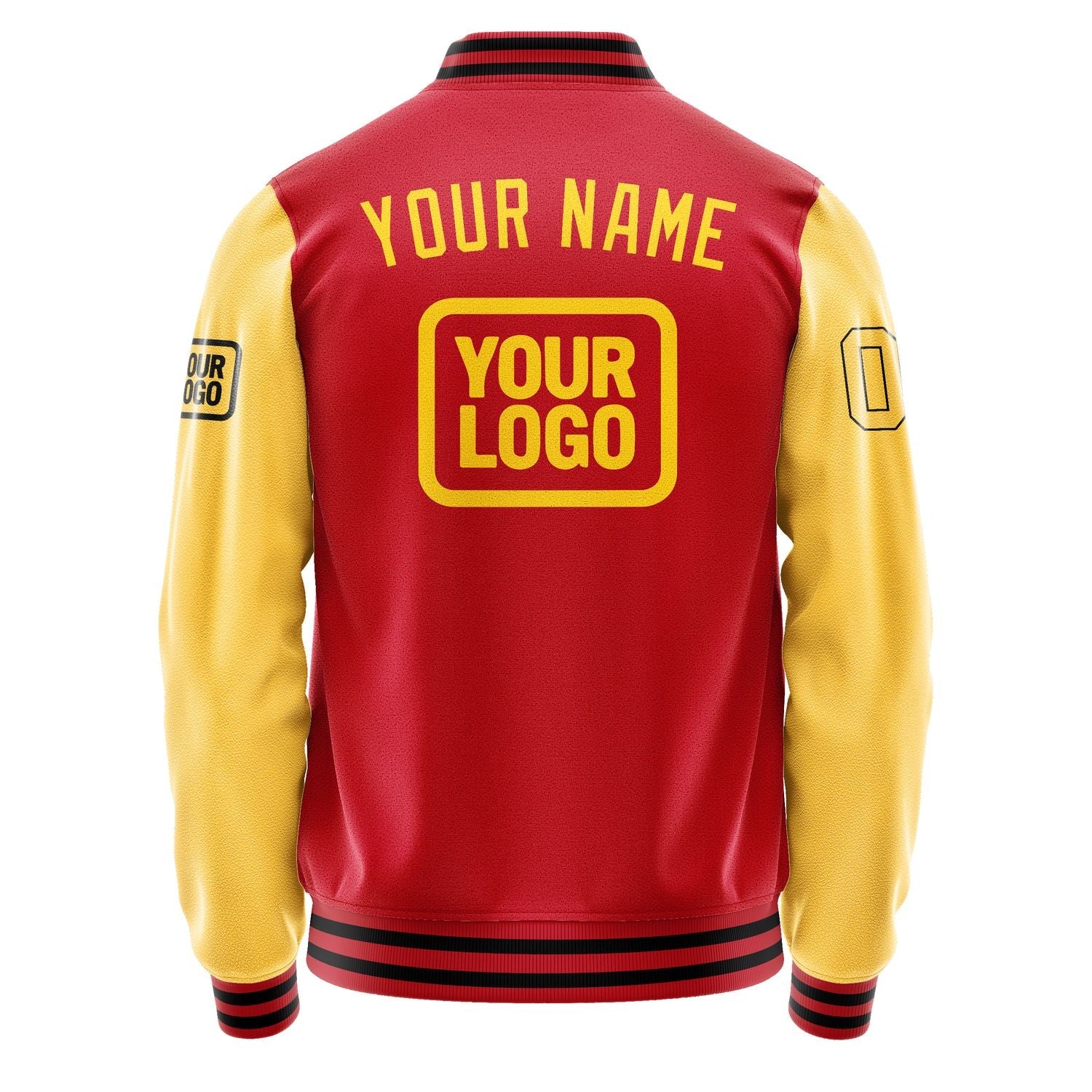 Custom Red Gold Jacket JA141430141717303017