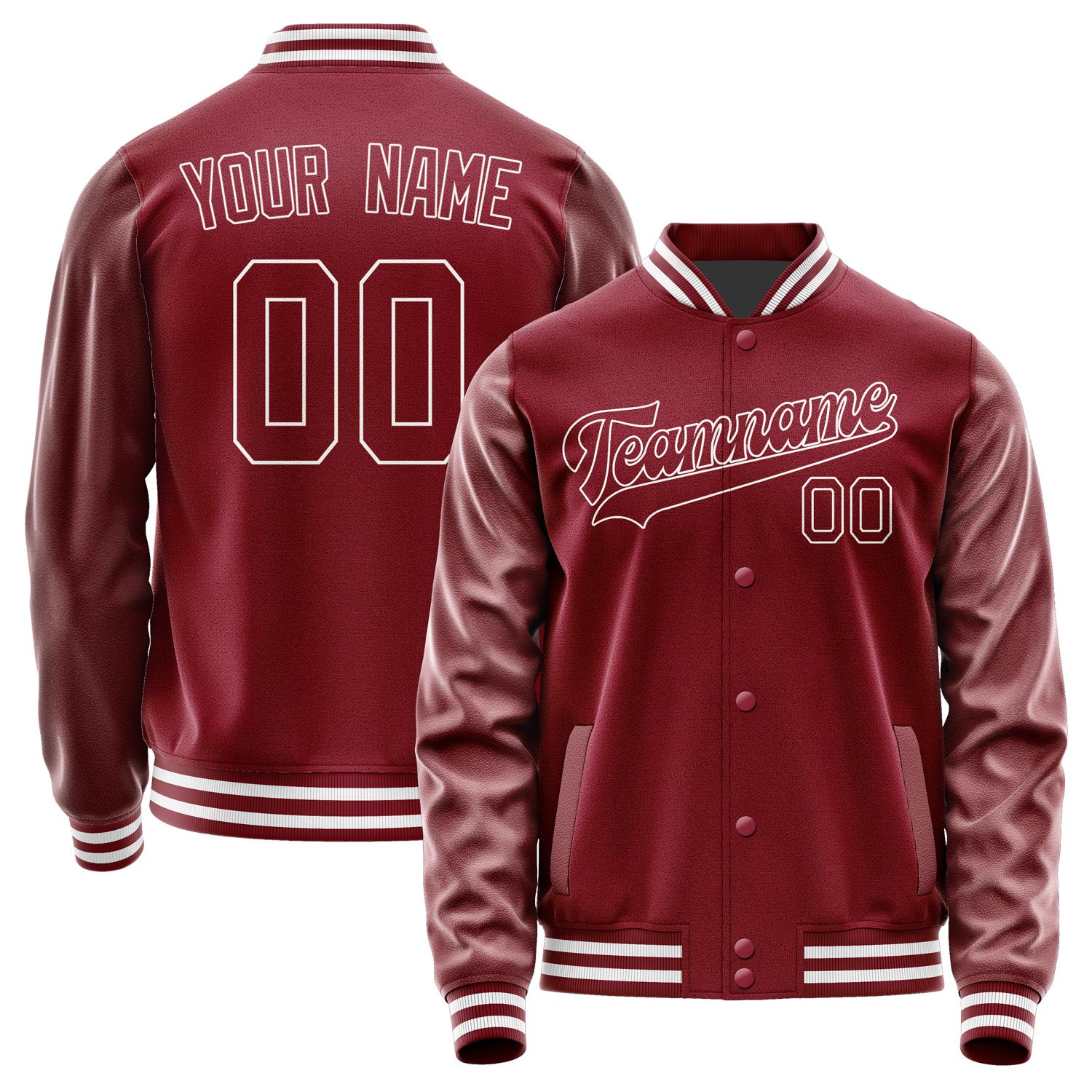 Custom Crimson Red Crimson Red Jacket JA1515151518B31815