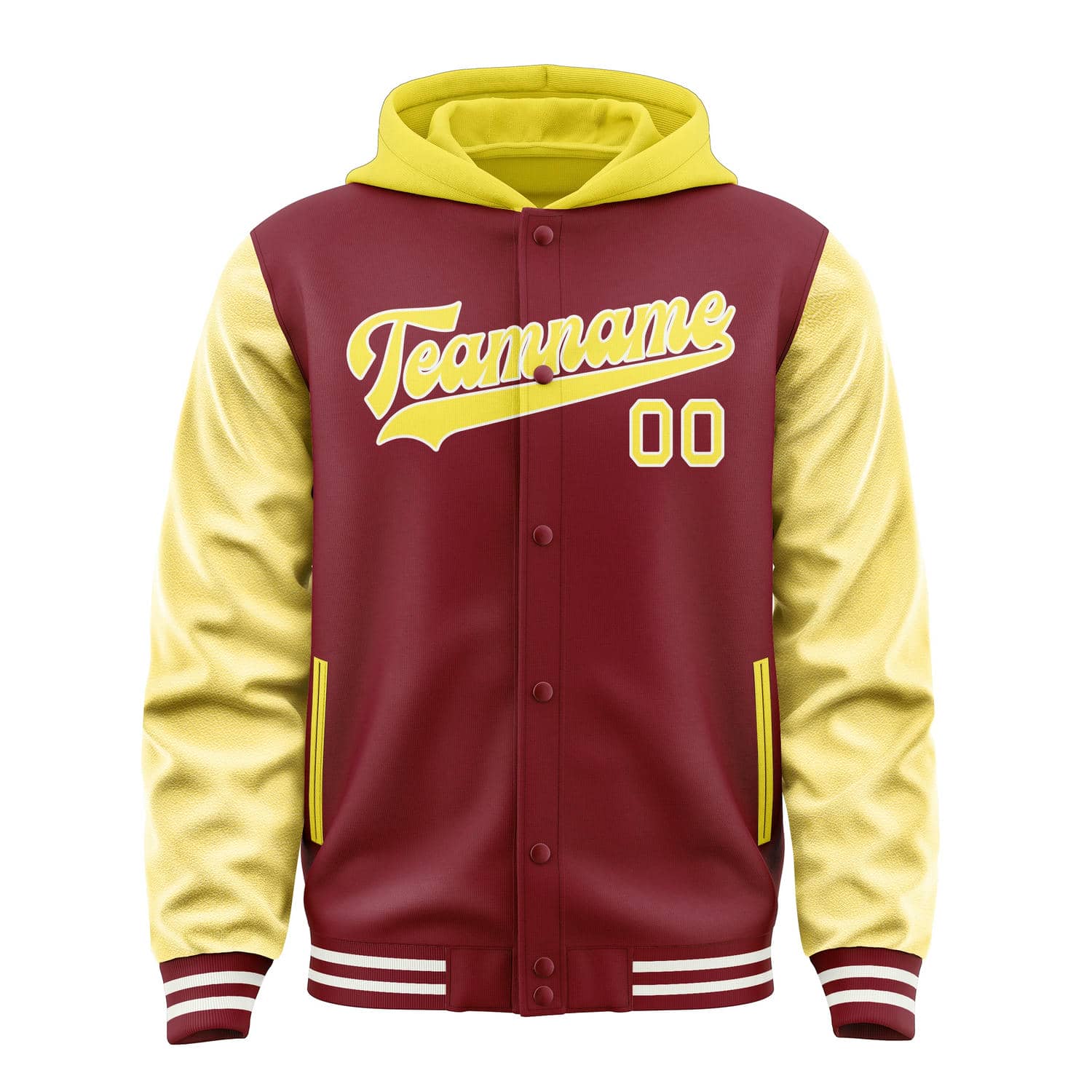 カスタムクリムゾンレッドライトイエロージャケット