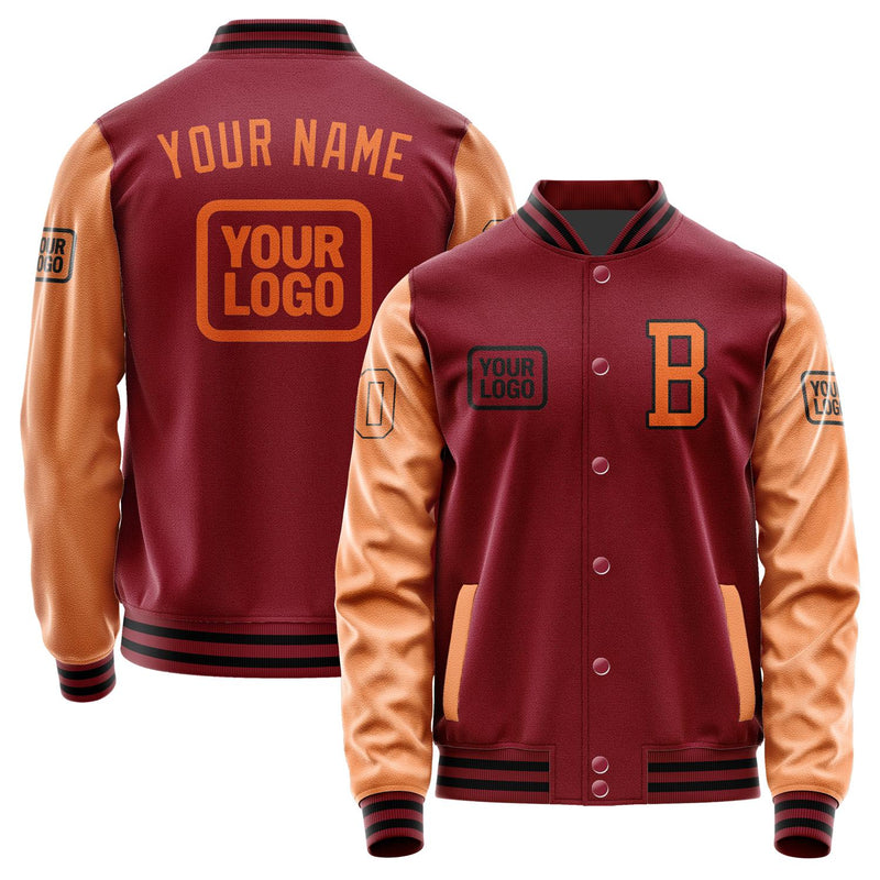 Custom Crimson Red Orange Jacket JA151528151717282817