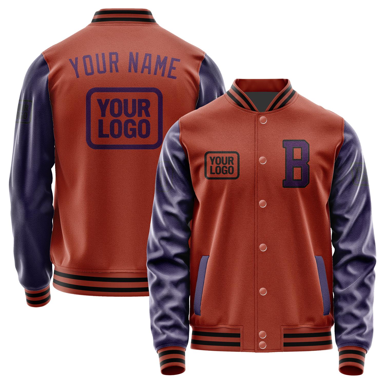 Custom Coral Red Purple Jacket JA161607161717070717