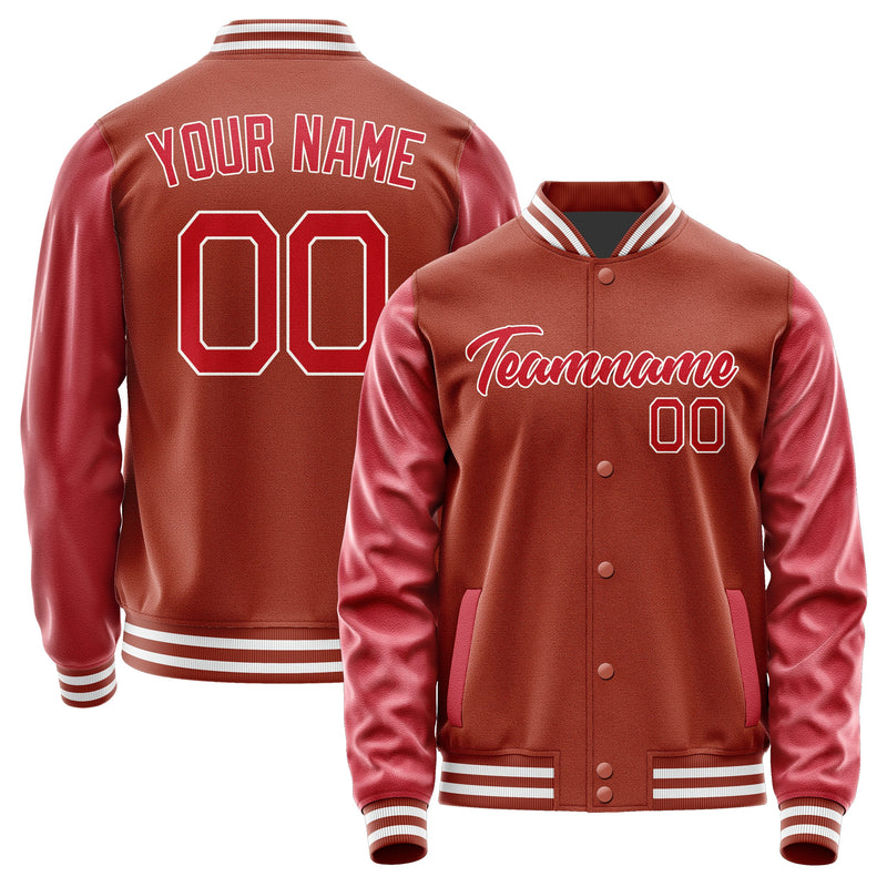 Custom Coral Red Red Jacket JA1616141618B21814