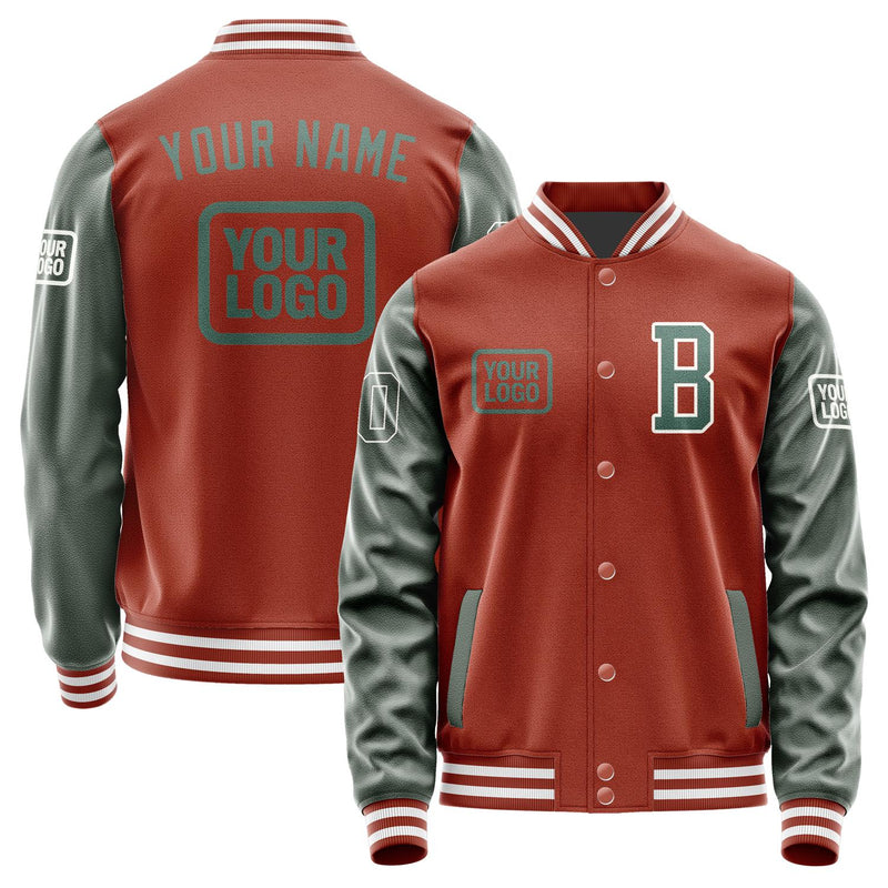 Custom Coral Red Blue Green Jacket JA161627161818272718