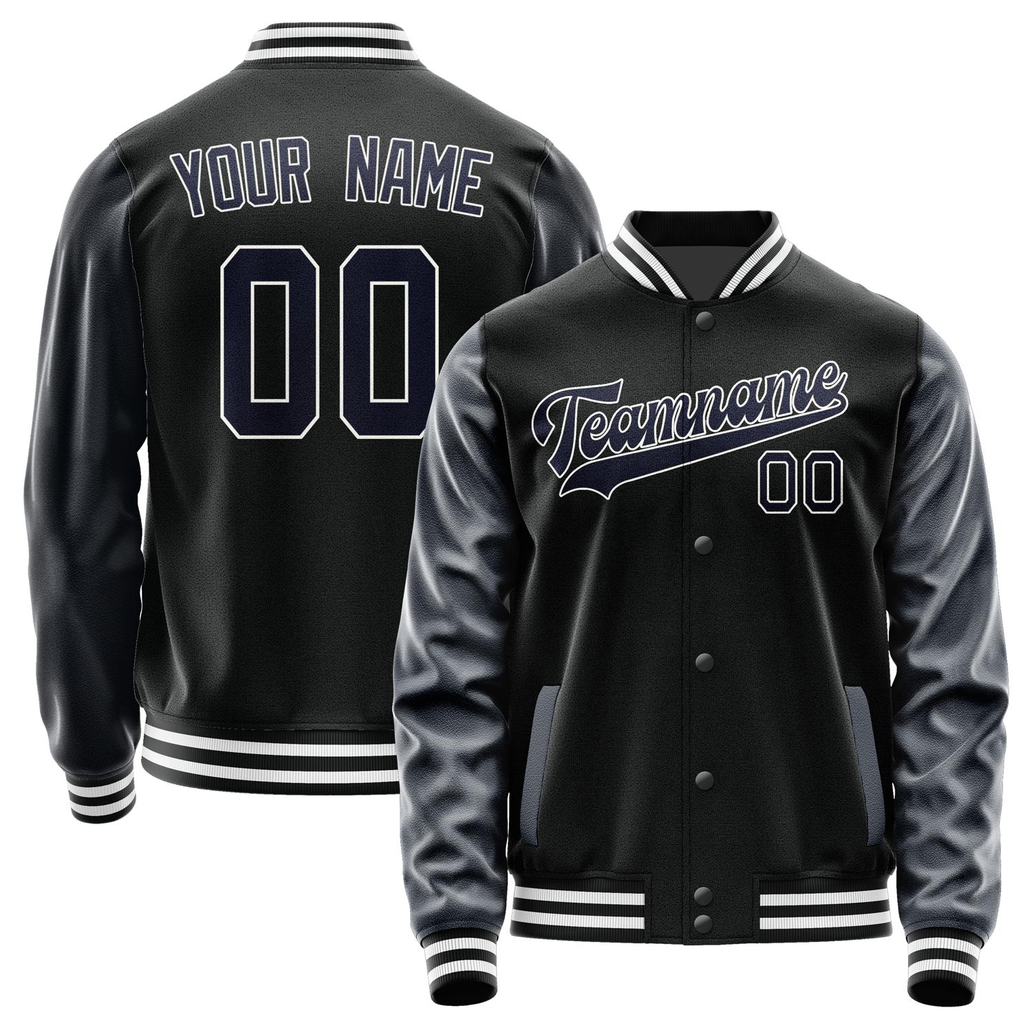 Custom Black Navy Jacket JA1717111718B31811