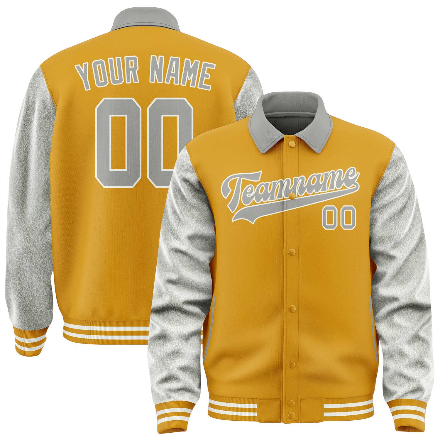 カスタムイエローグレージャケット