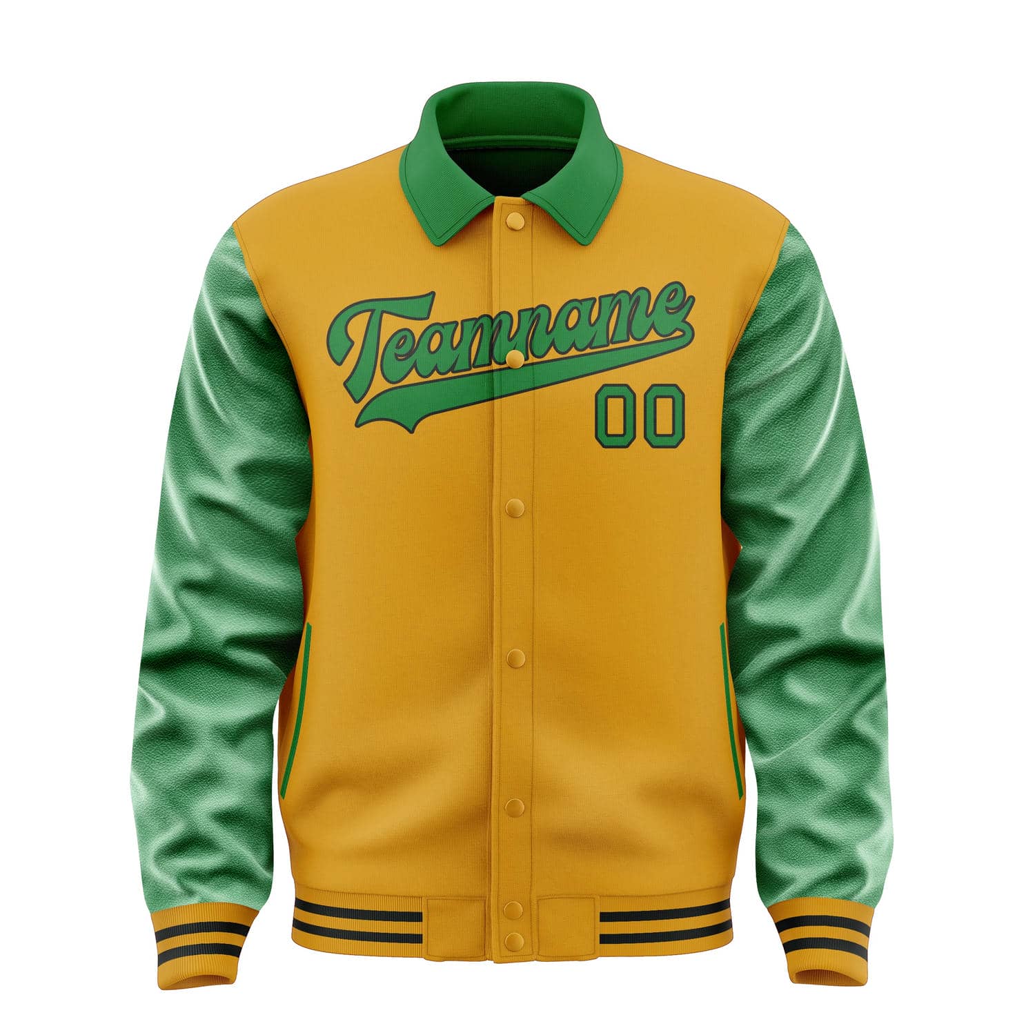 カスタムイエローエメラルドグリーンジャケット