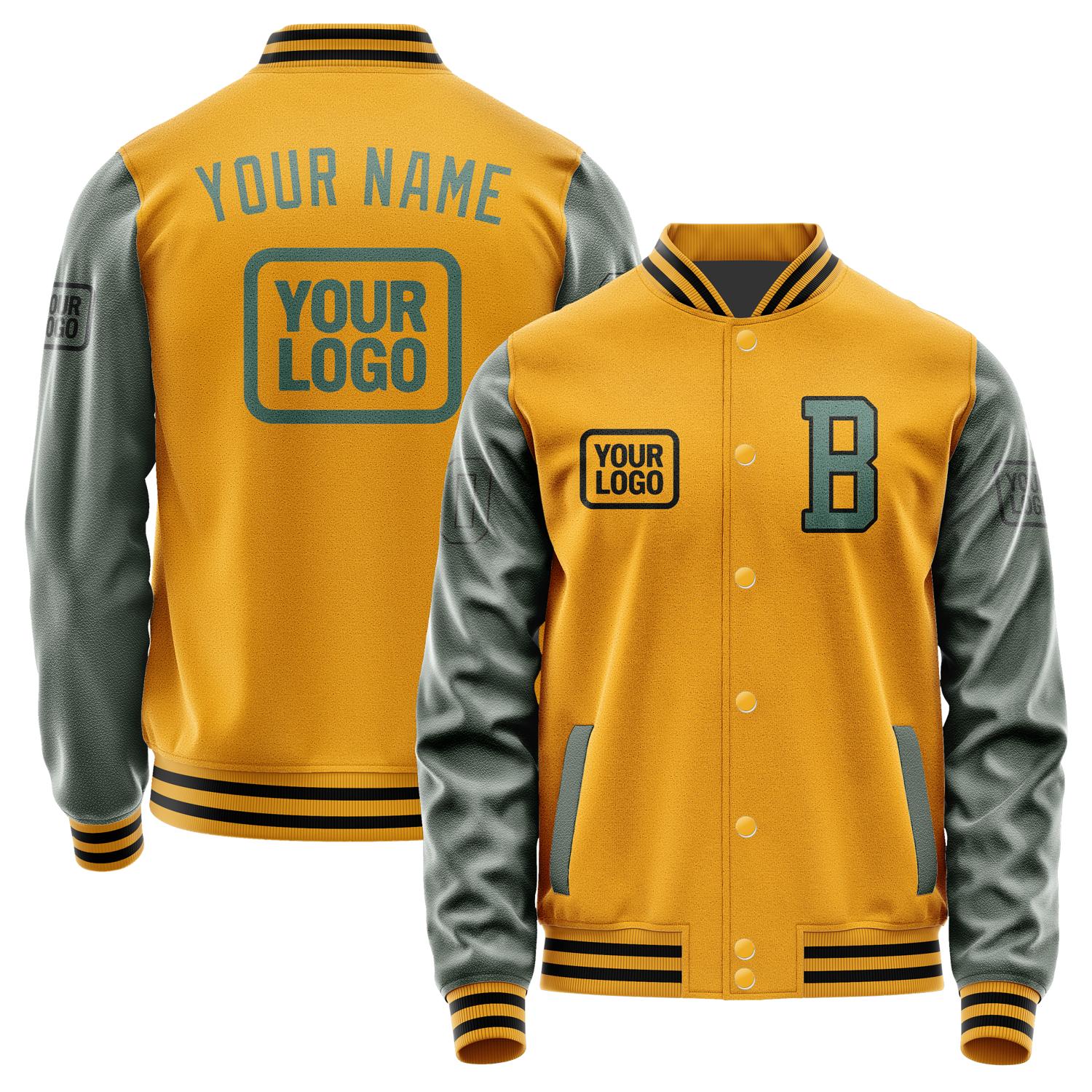 Custom Yellow Blue Green Jacket JA191927191717272717