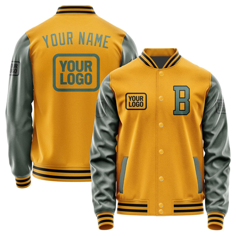Custom Yellow Blue Green Jacket JA191927191717272717