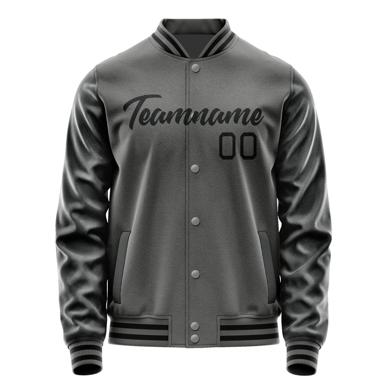 Custom Dark Grey Black Jacket JA2020172017B21717