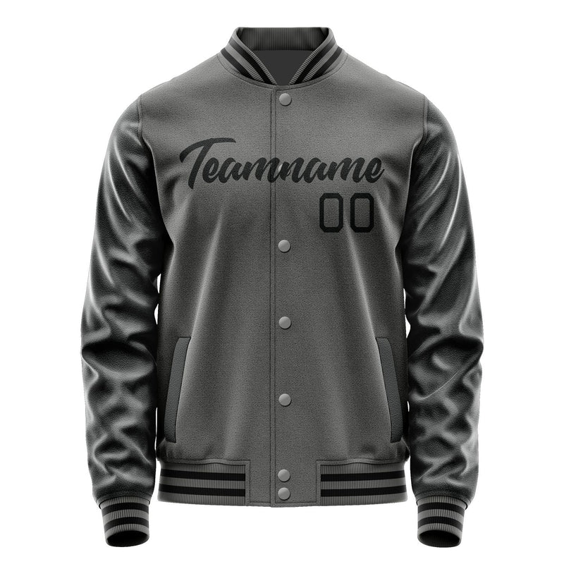 Custom Dark Grey Black Jacket JA2020172017B21717