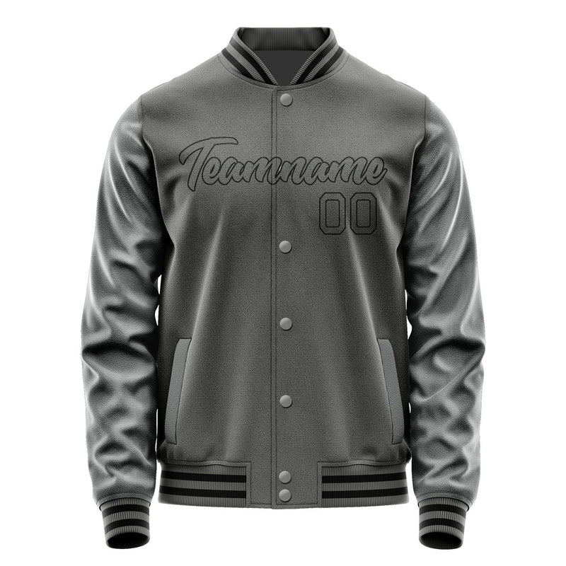 Custom Dark Grey Dark Grey Jacket JA2020202017B21720