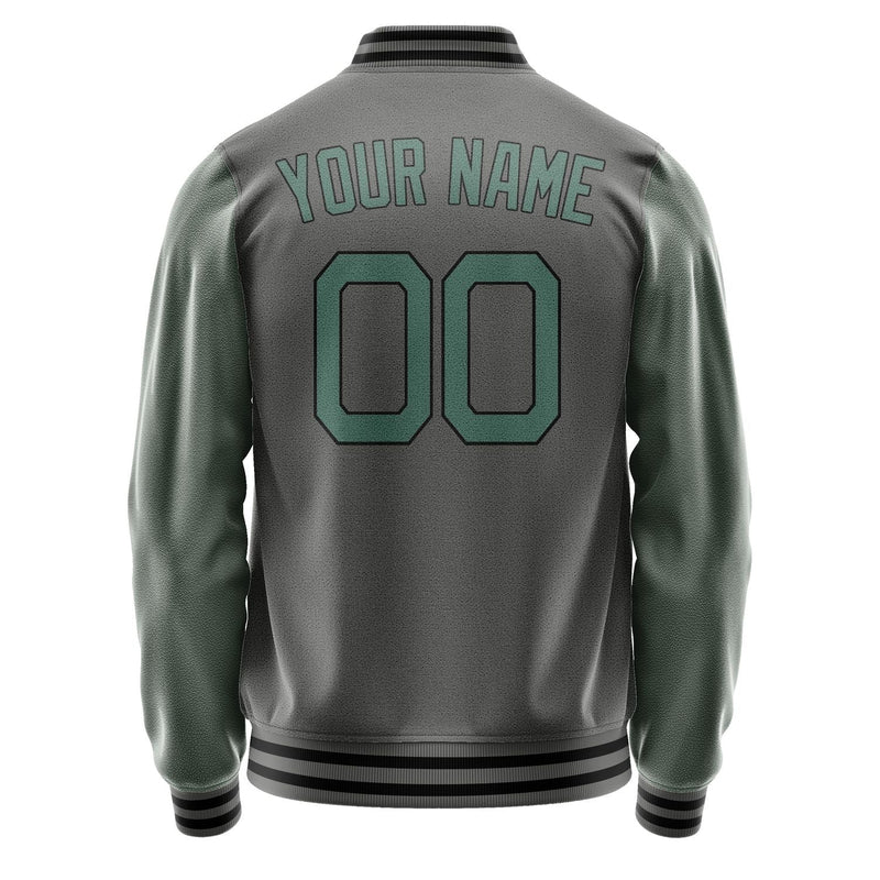 Custom Dark Grey Blue Green Jacket JA2020272017B21727