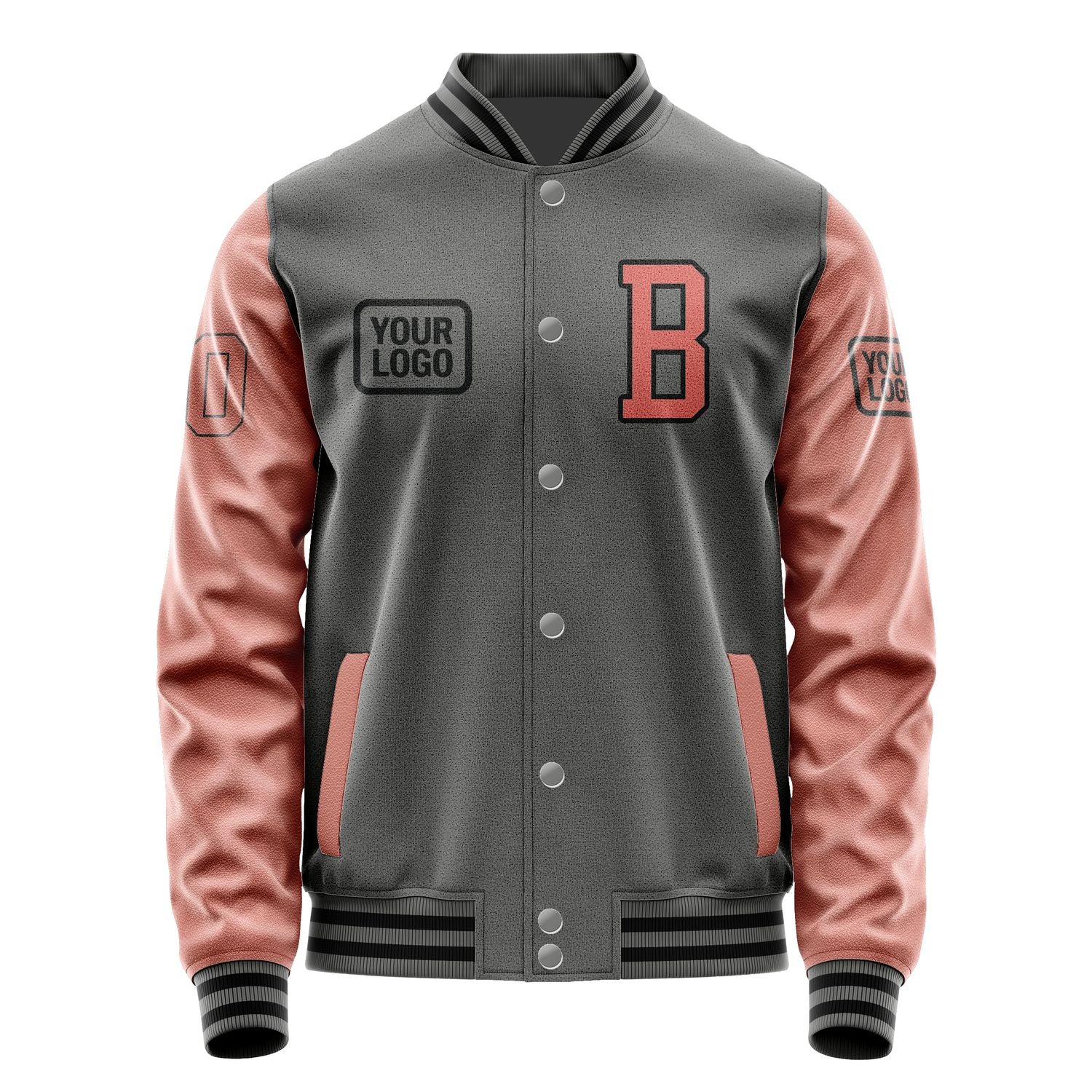 Custom Dark Grey Copper Rose Jacket JA202029201717292917