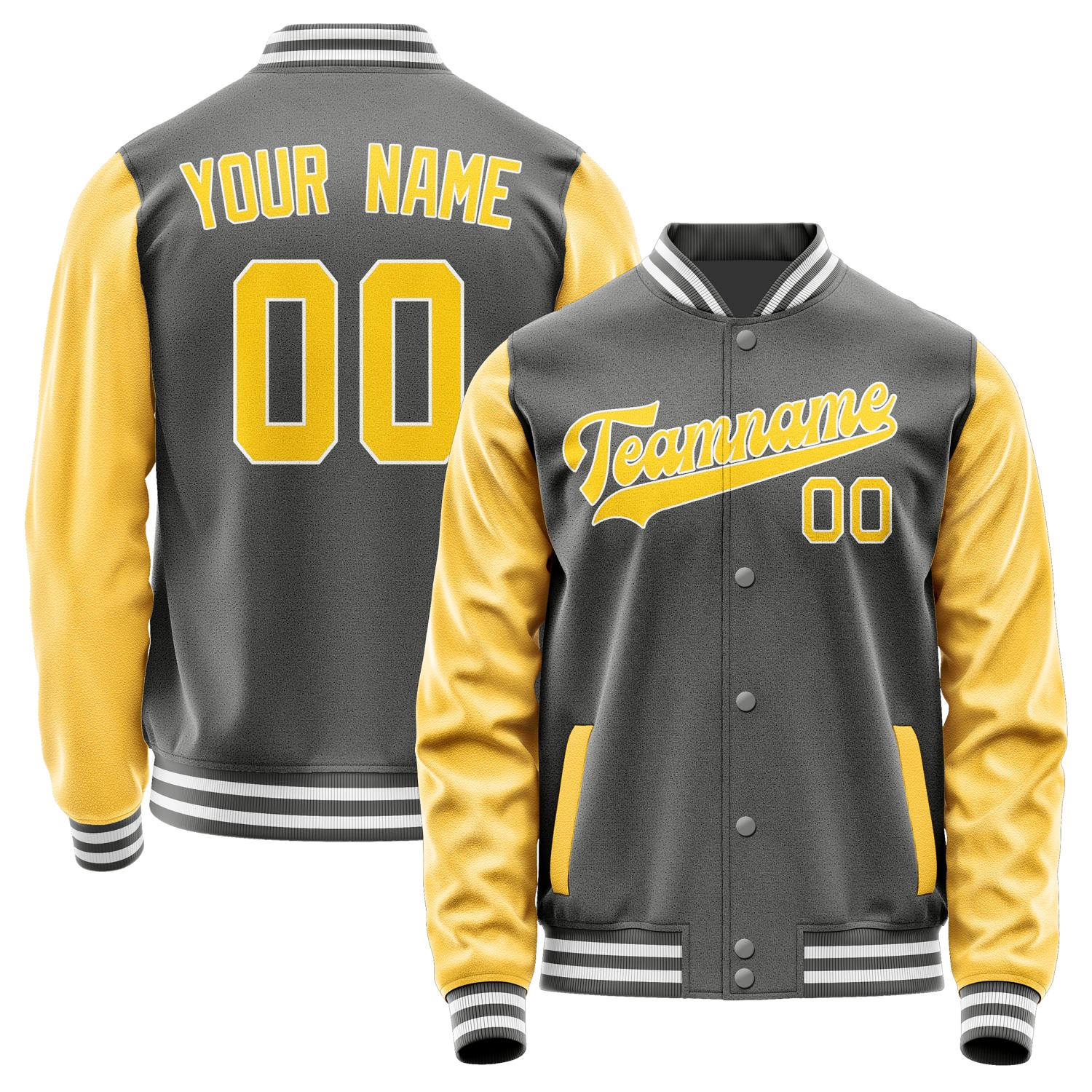Custom Dark Grey Gold Jacket JA2020302018B31830