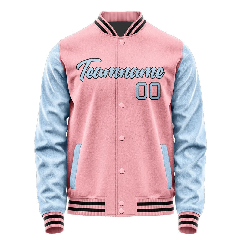 Custom Light Pink Light Blue Jacket JA2121082117B21708