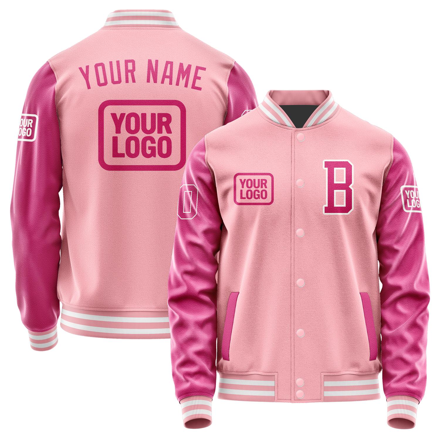 Custom Light Pink Pink Jacket JA212113211818131318