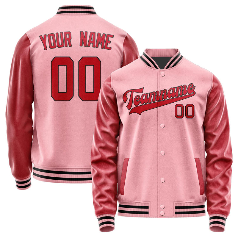 Custom Light Pink Red Jacket JA2121142117B31714