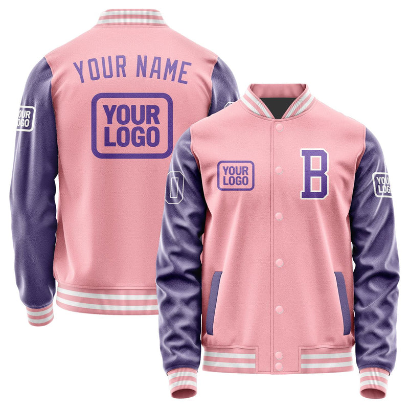 Custom Light Pink Light Purple Jacket JA212123211818232318