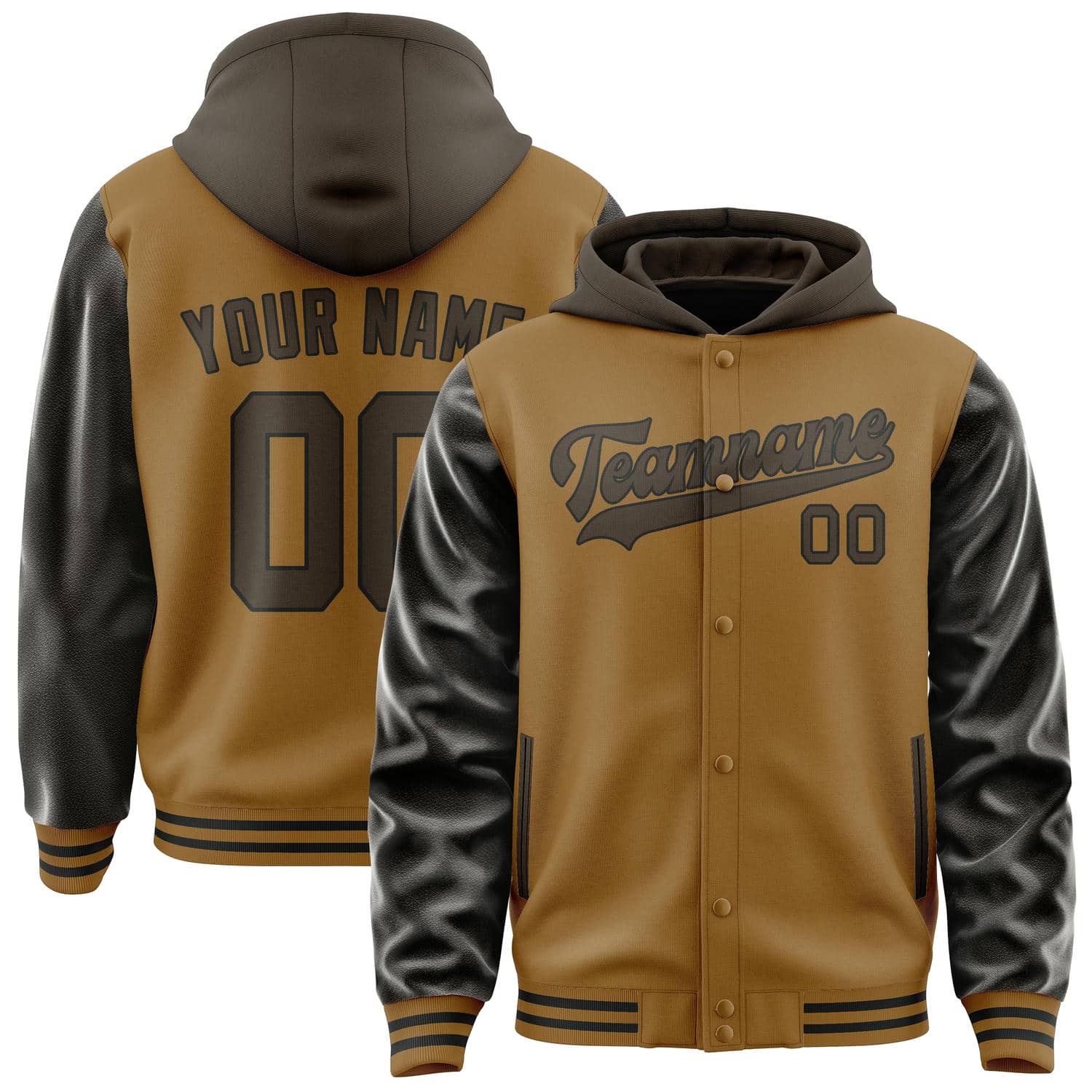 カスタムカーキブラウンジャケット