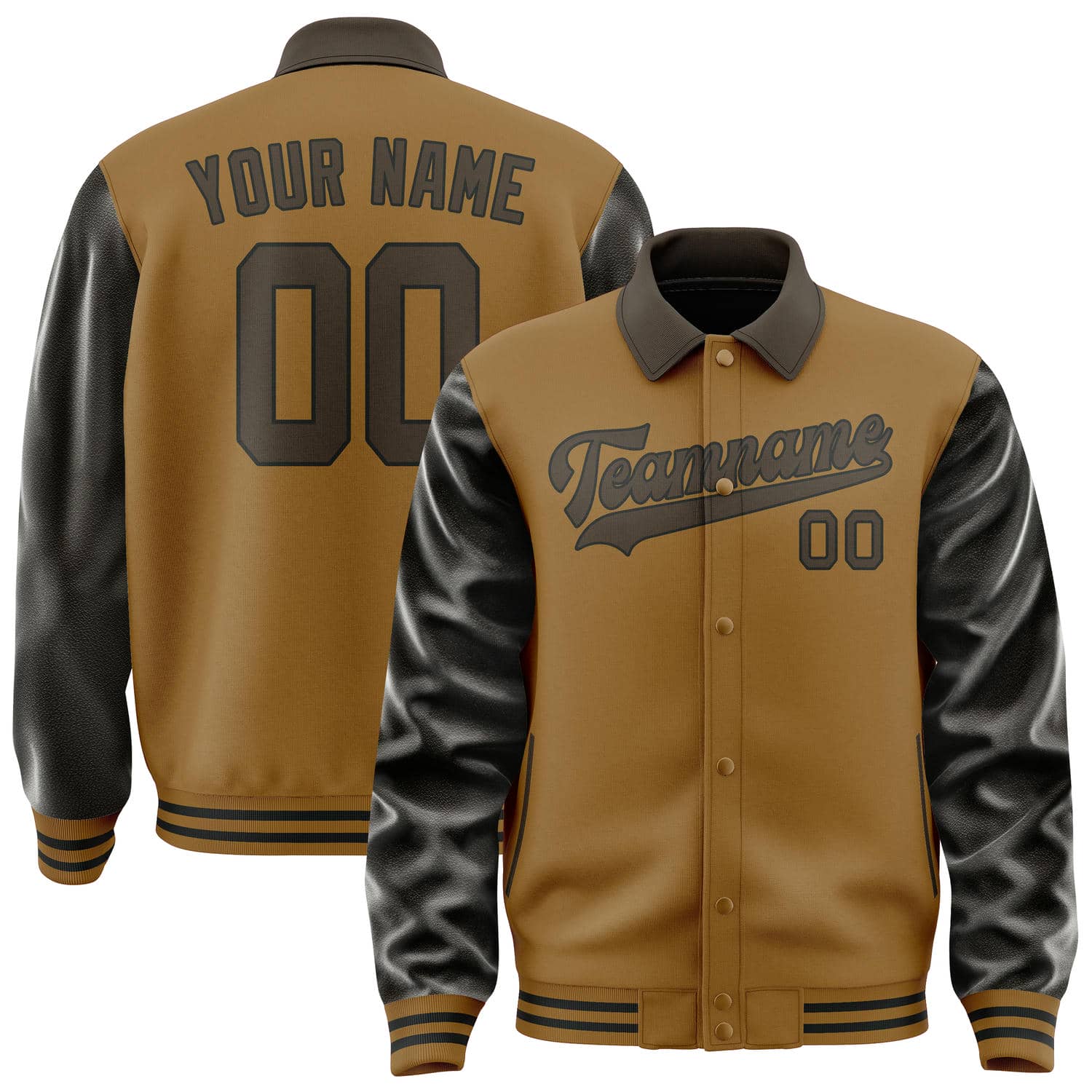 カスタムカーキブラウンジャケット