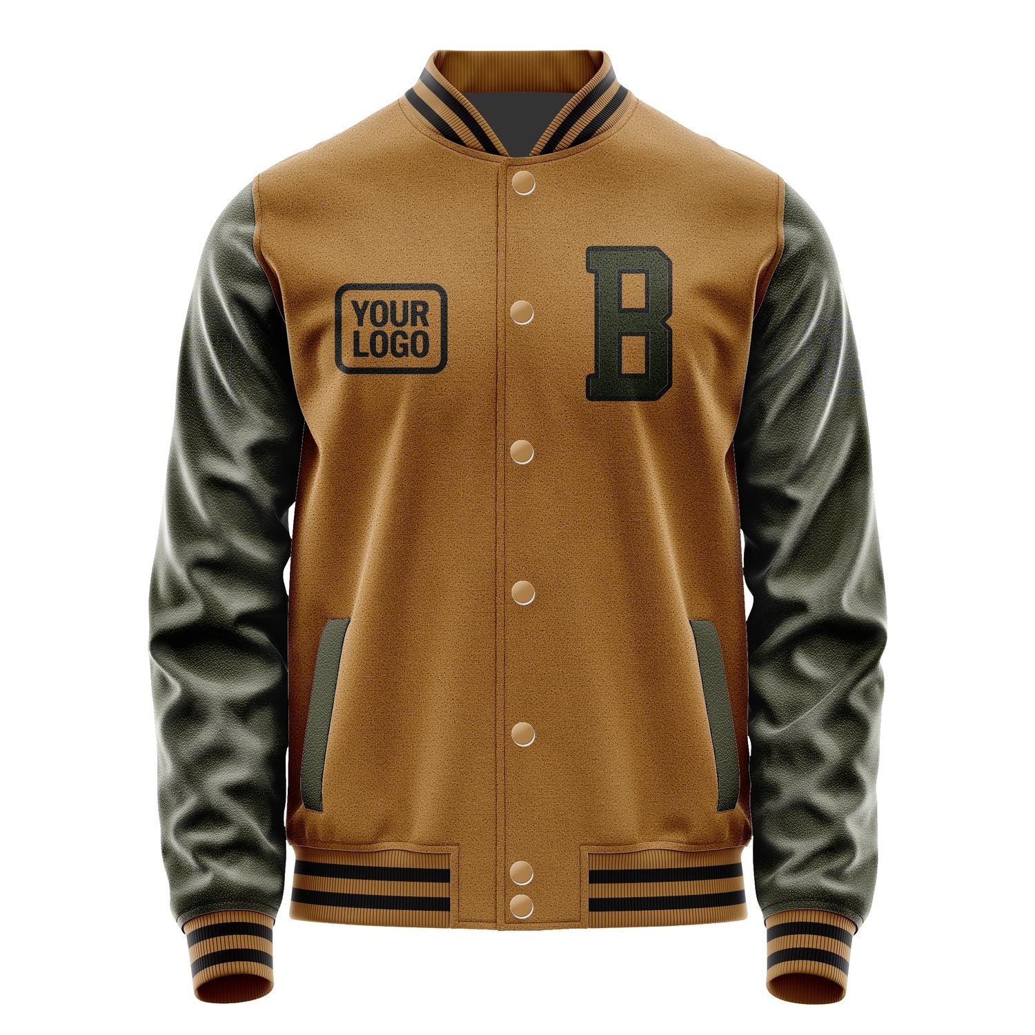 Custom Khaki Olive Jacket JA222202221717020217
