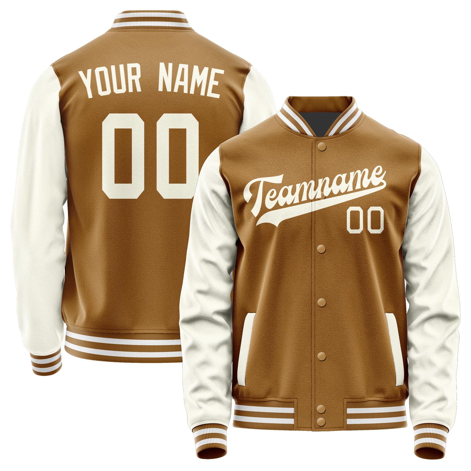 Custom Khaki Cream Jacket JA2222032218B31803