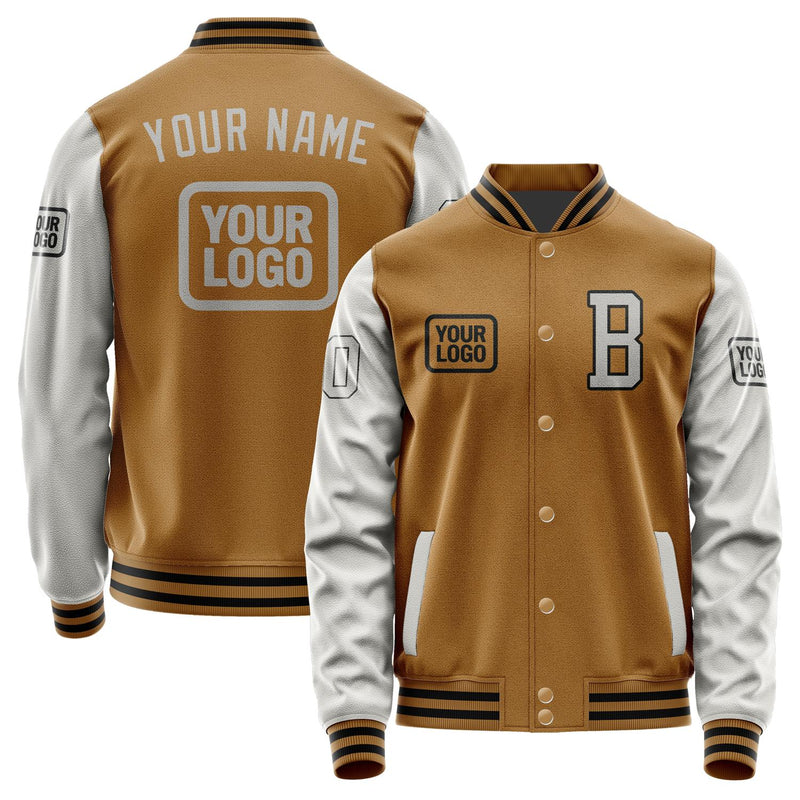 Custom Khaki Gray Jacket JA222204221717040417