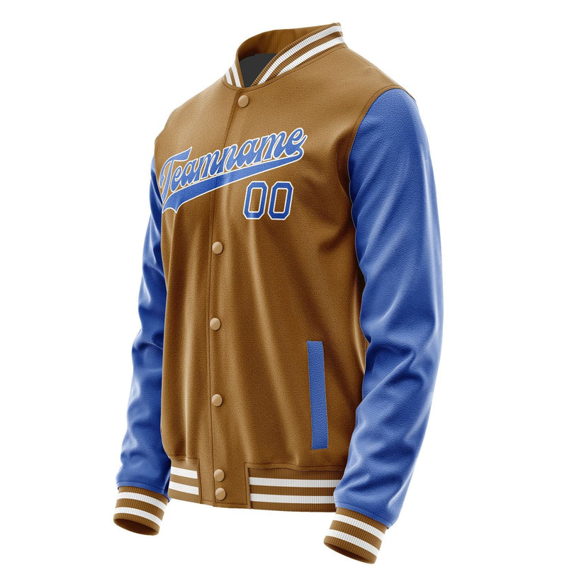 Custom Khaki Sky Blue Jacket JA2222092218B31809