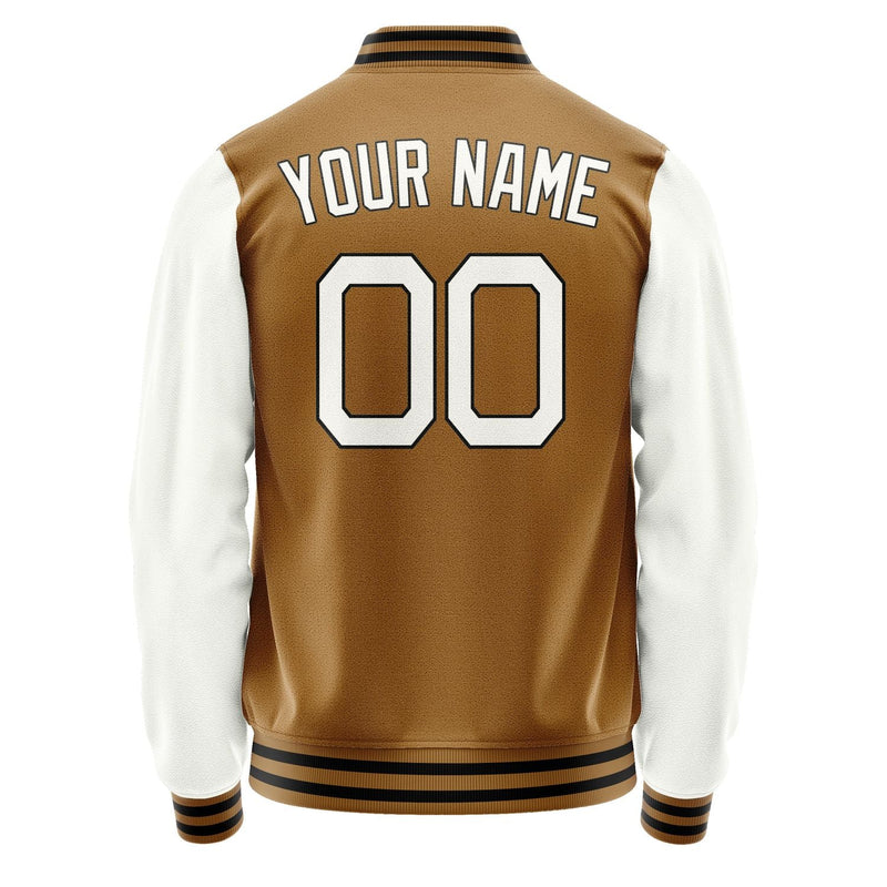 Custom Khaki White Jacket JA2222182217B21718