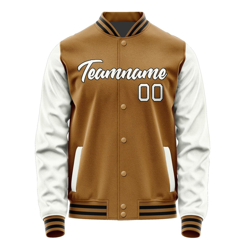 Custom Khaki White Jacket JA2222182217B21718